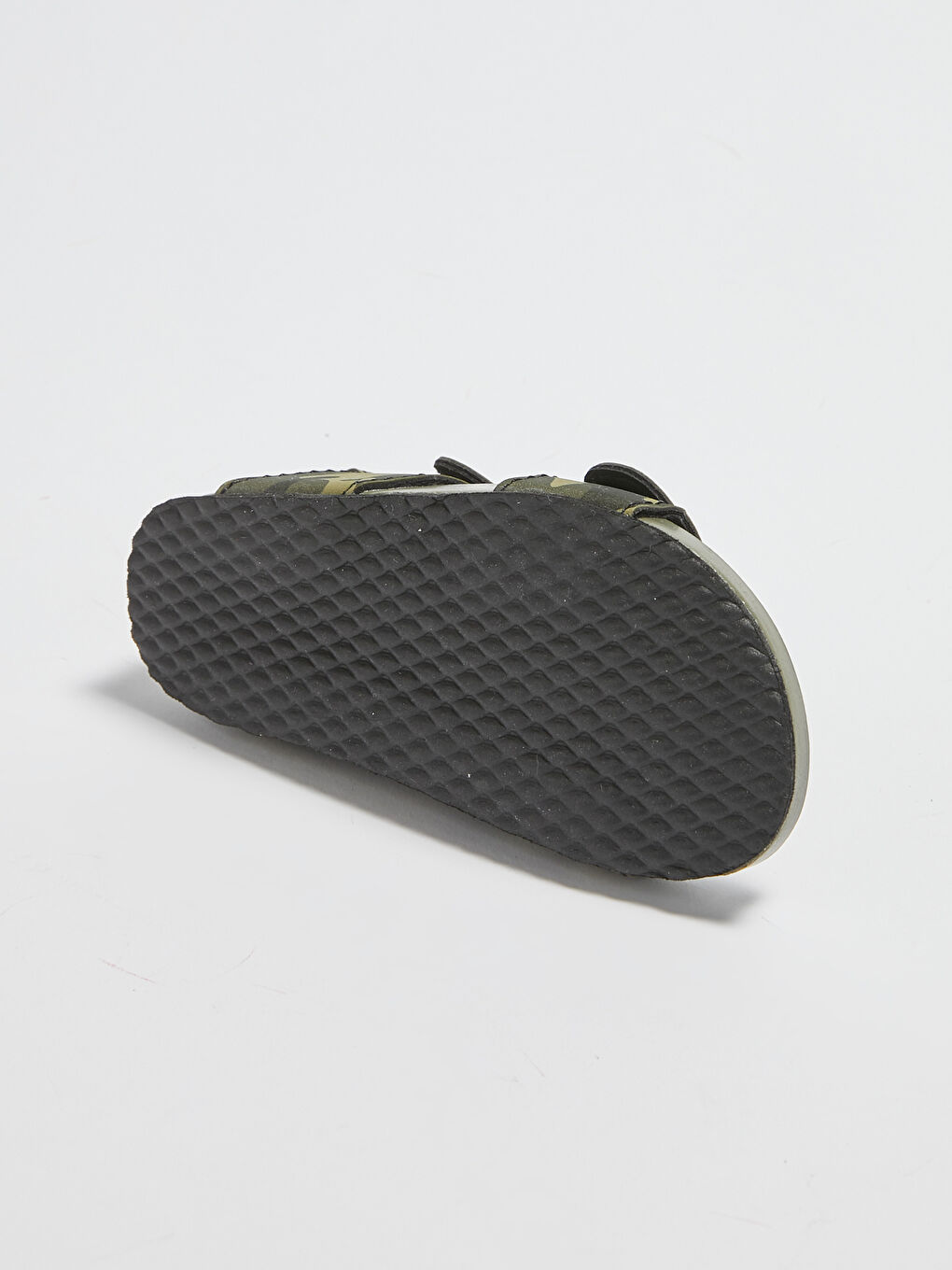 Haki Kamuflaj Desenli Cırt Cırtlı Erkek Bebek Sandalet-3