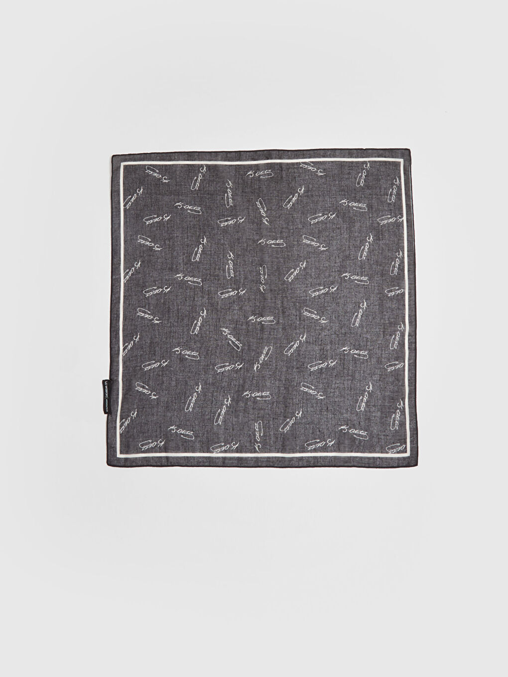 Siyah Atatürk İmzalı Erkek Çocuk Bandana-1