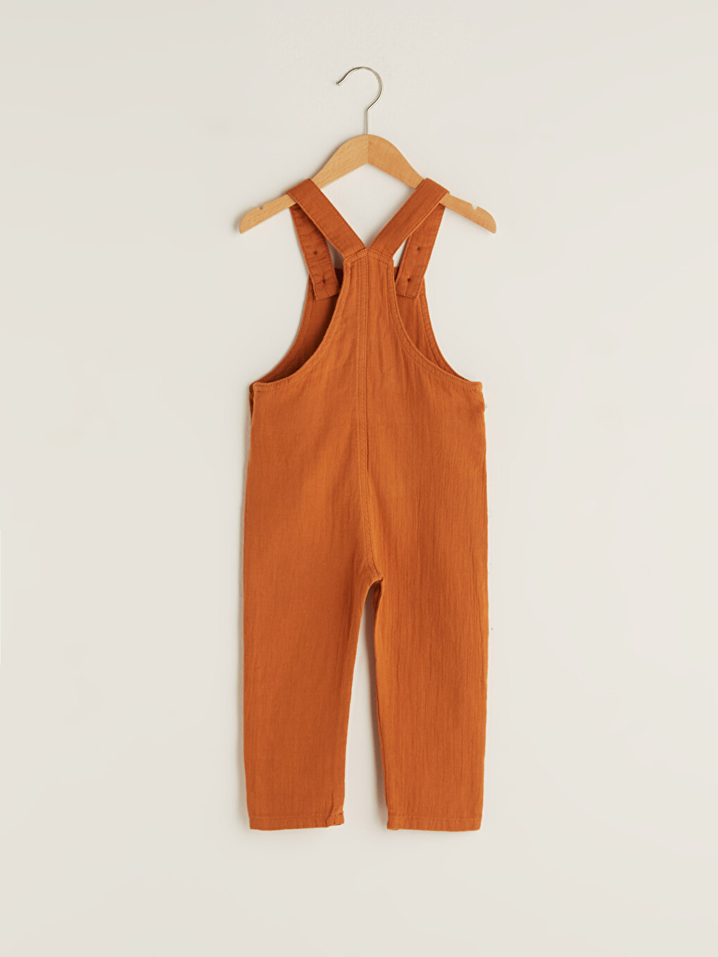 Basic Pocket Detailed Cotton Baby Boy Salopet-1
