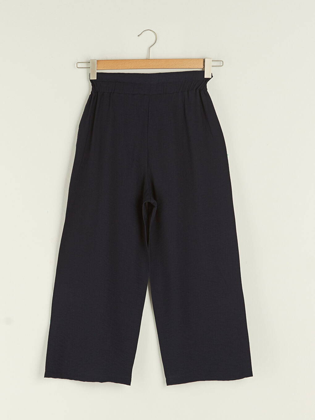 Pantalon Capri Pour Femmes Taille Haute Et Jambe Large-5