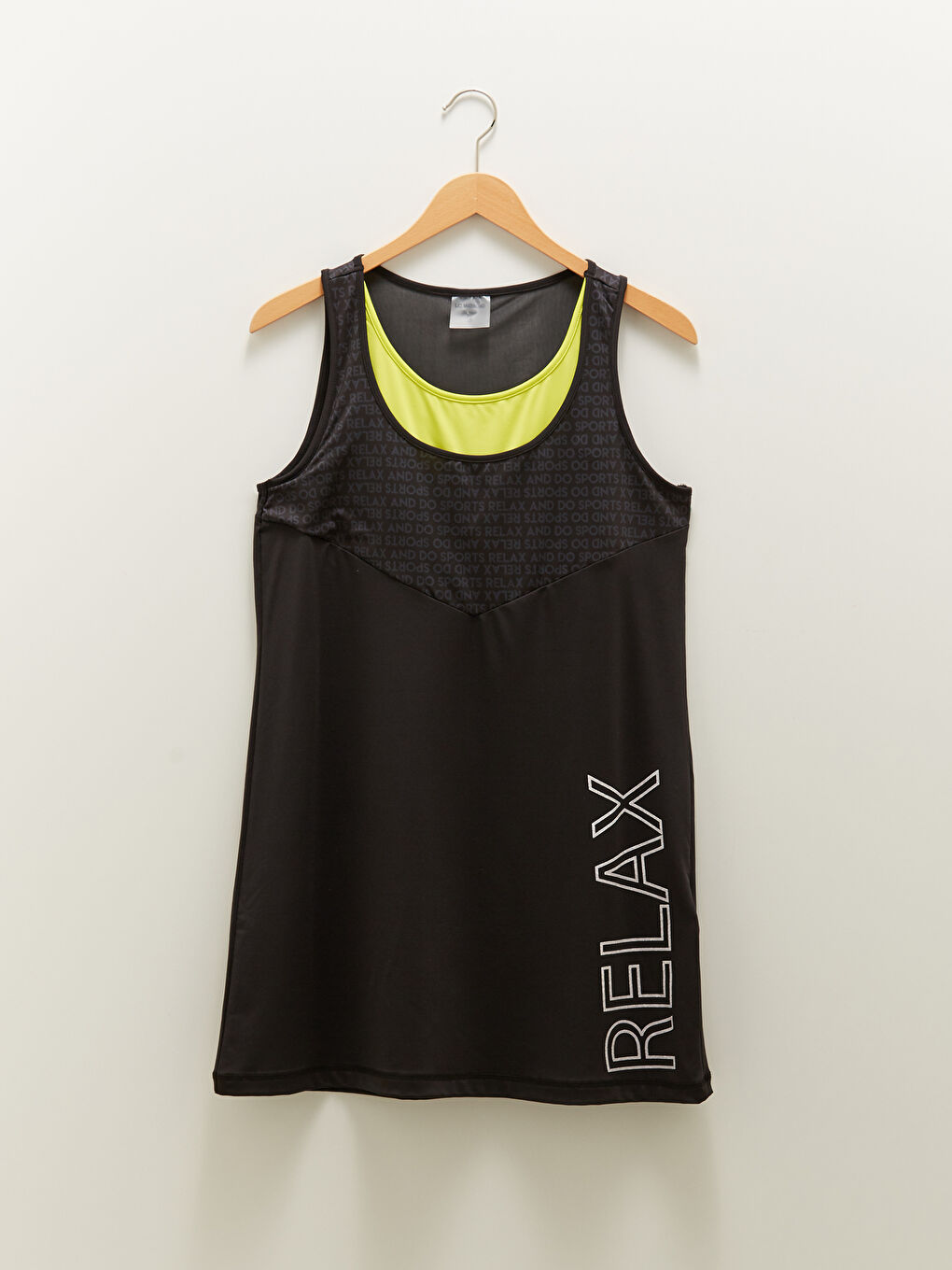 Siyah U Yaka Baskılı Kadın Tesettür Mayo Takımı-6