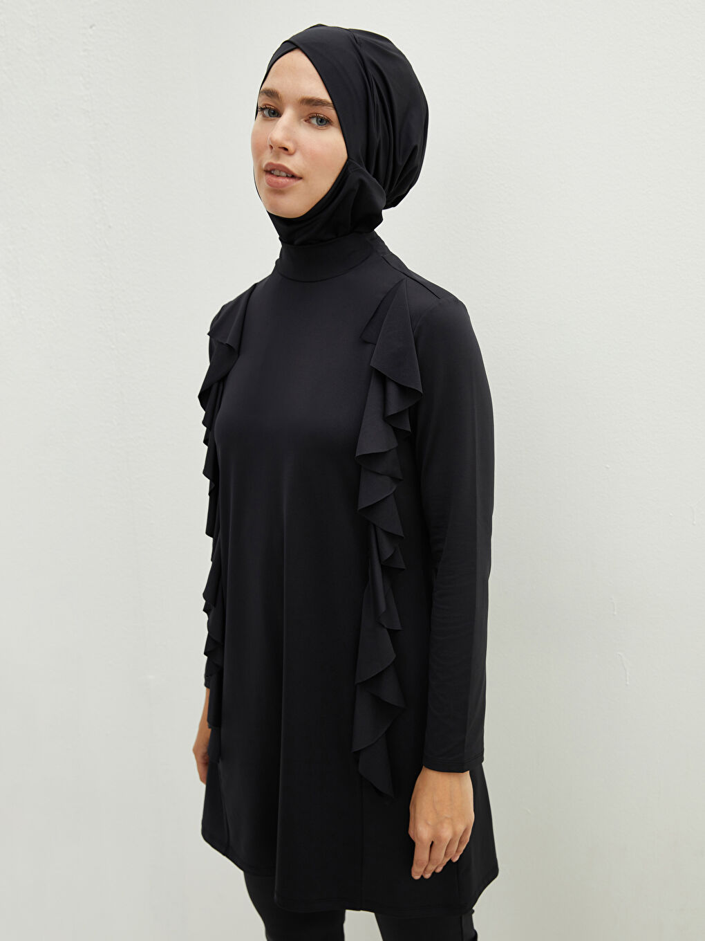 LC Waikiki Straight Long Sleeve Women's Hijab Swimsuit Set -S1G532Z8-CVL
