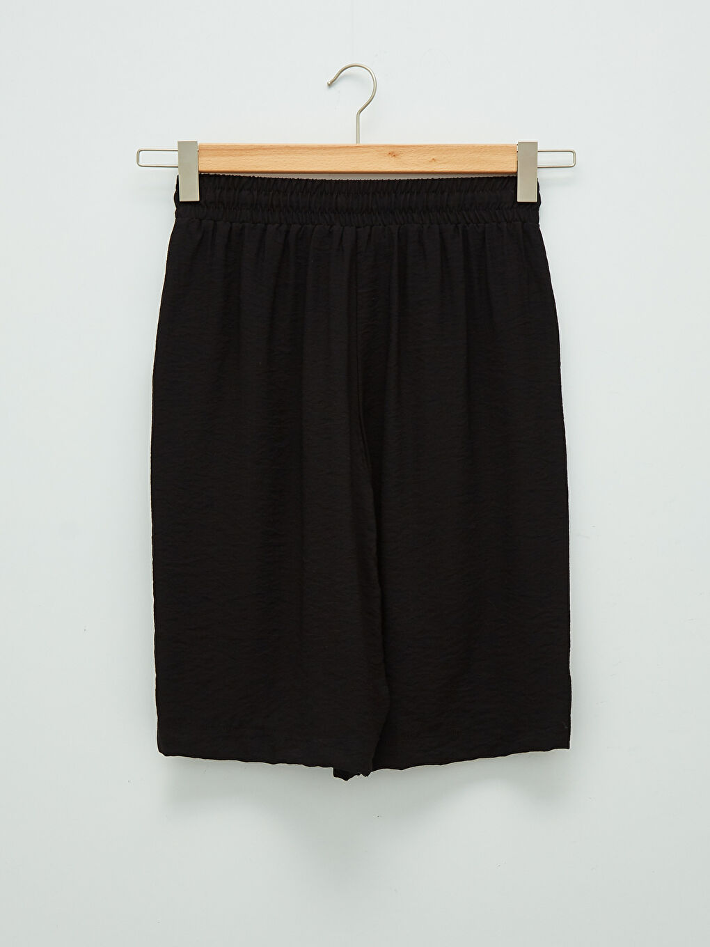 Women's Straight Bermuda Shorts With Elastic Waist-6