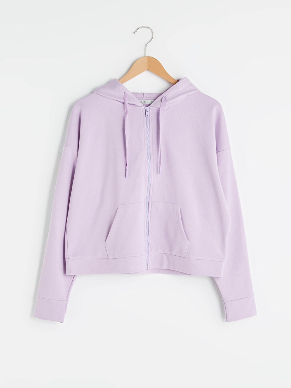 Cardigan Zippé à Manches Longues avec Col à Capuche pour Femmes-7