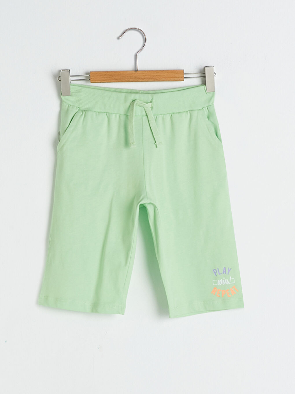 شورت بنات مطبوع بخصر مرن