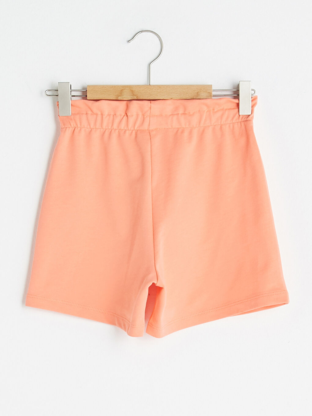 Basic Girls' Shorts with Elasticated Waist-1