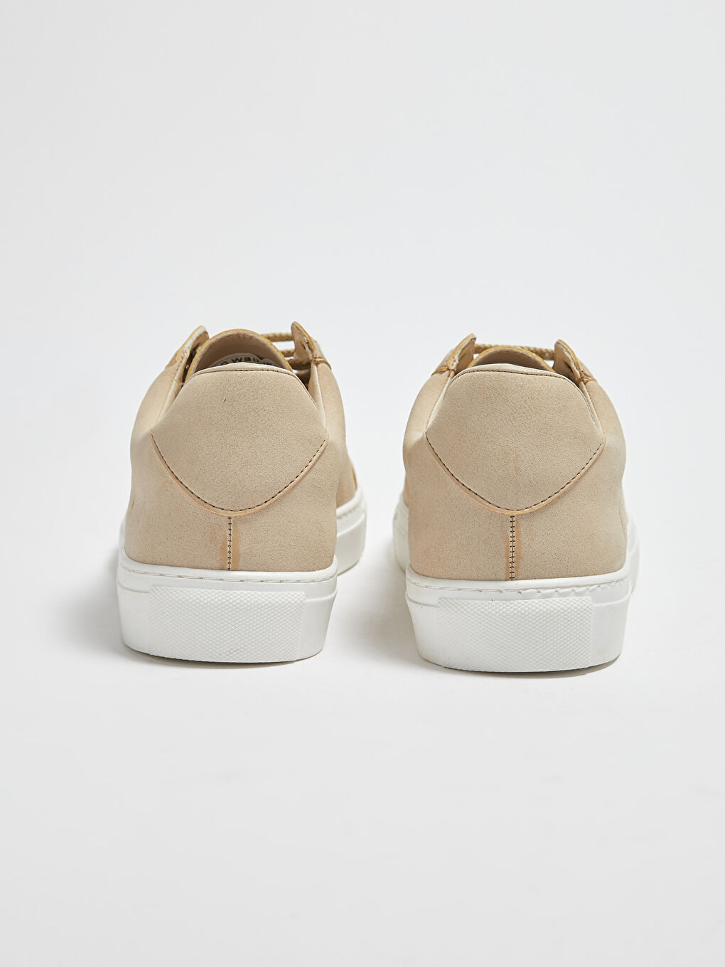 Bej Bağcıklı Erkek Spor Ayakkabı-5