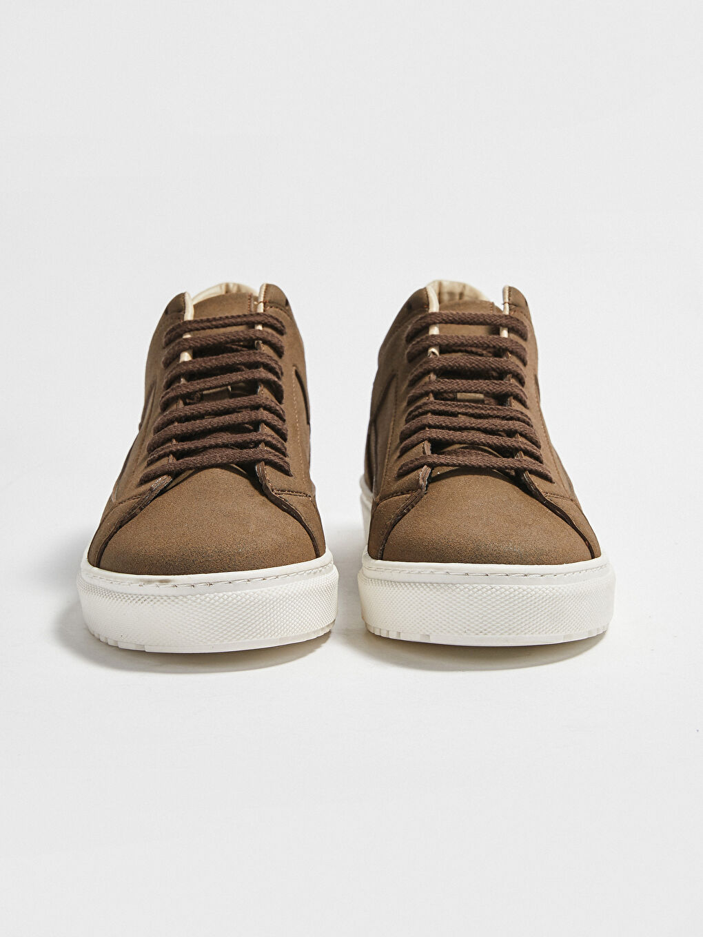 Kahverengi Erkek Günlük Bağcıklı Spor Ayakkabı-1