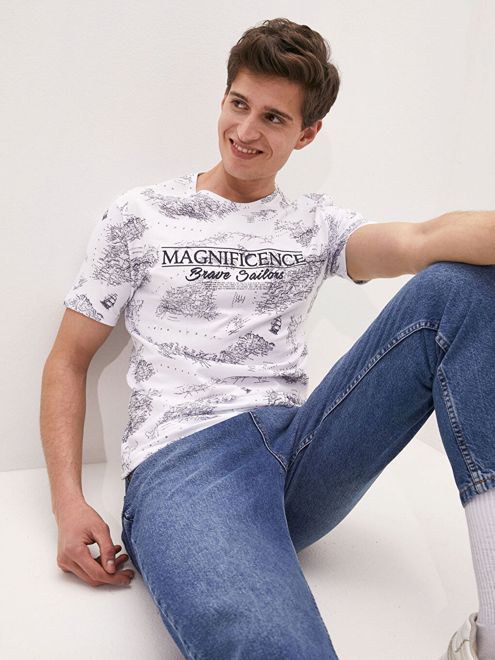 Muškarac BIJELA Majica kratkih rukava-1