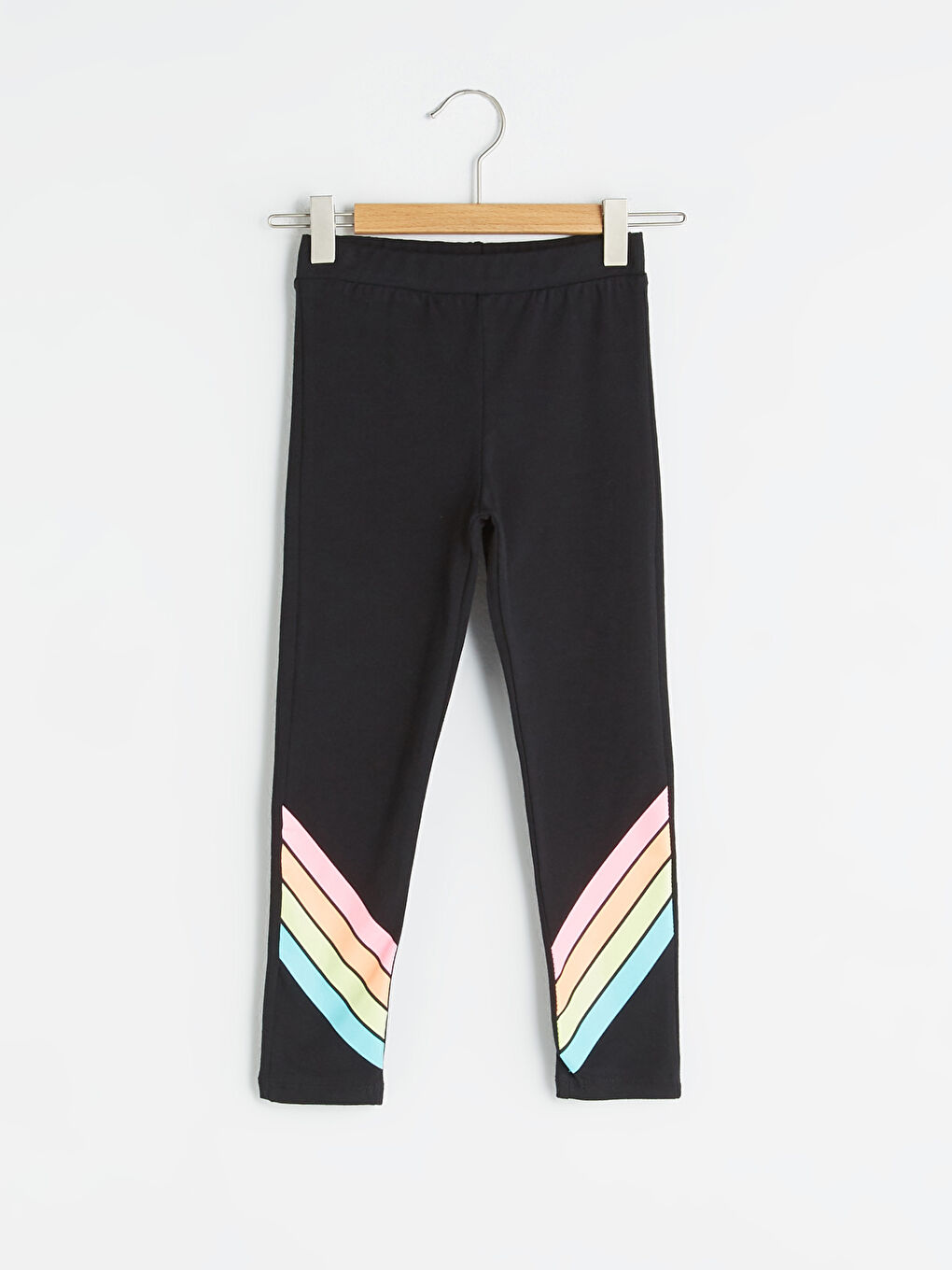 LCW Kids Elastischer Bund Bunte Gestreifte Baumwoll Mädchen Leggings -S1G959Z4-CVL