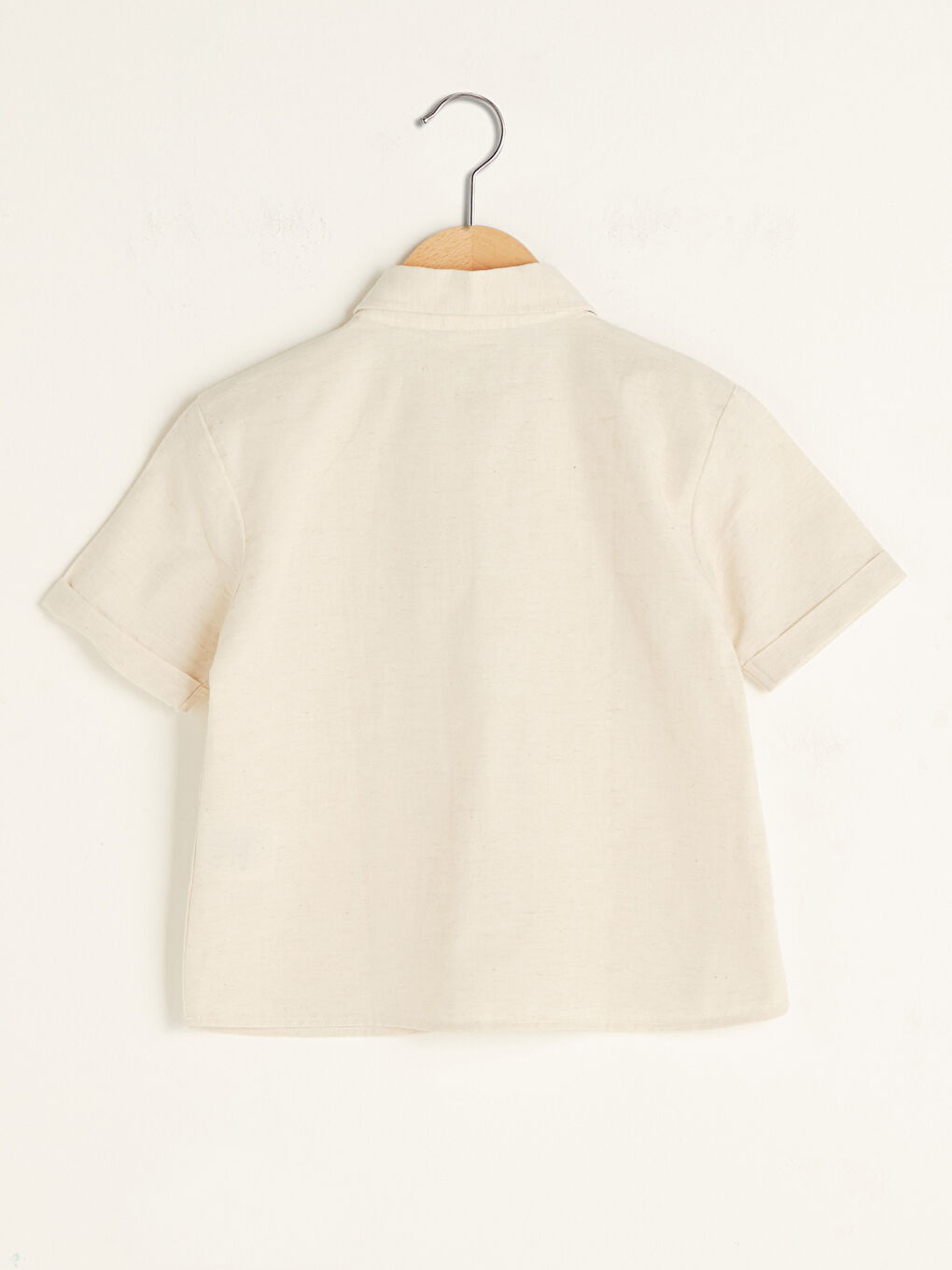 Рубашка для девочек с коротким рукавом-1