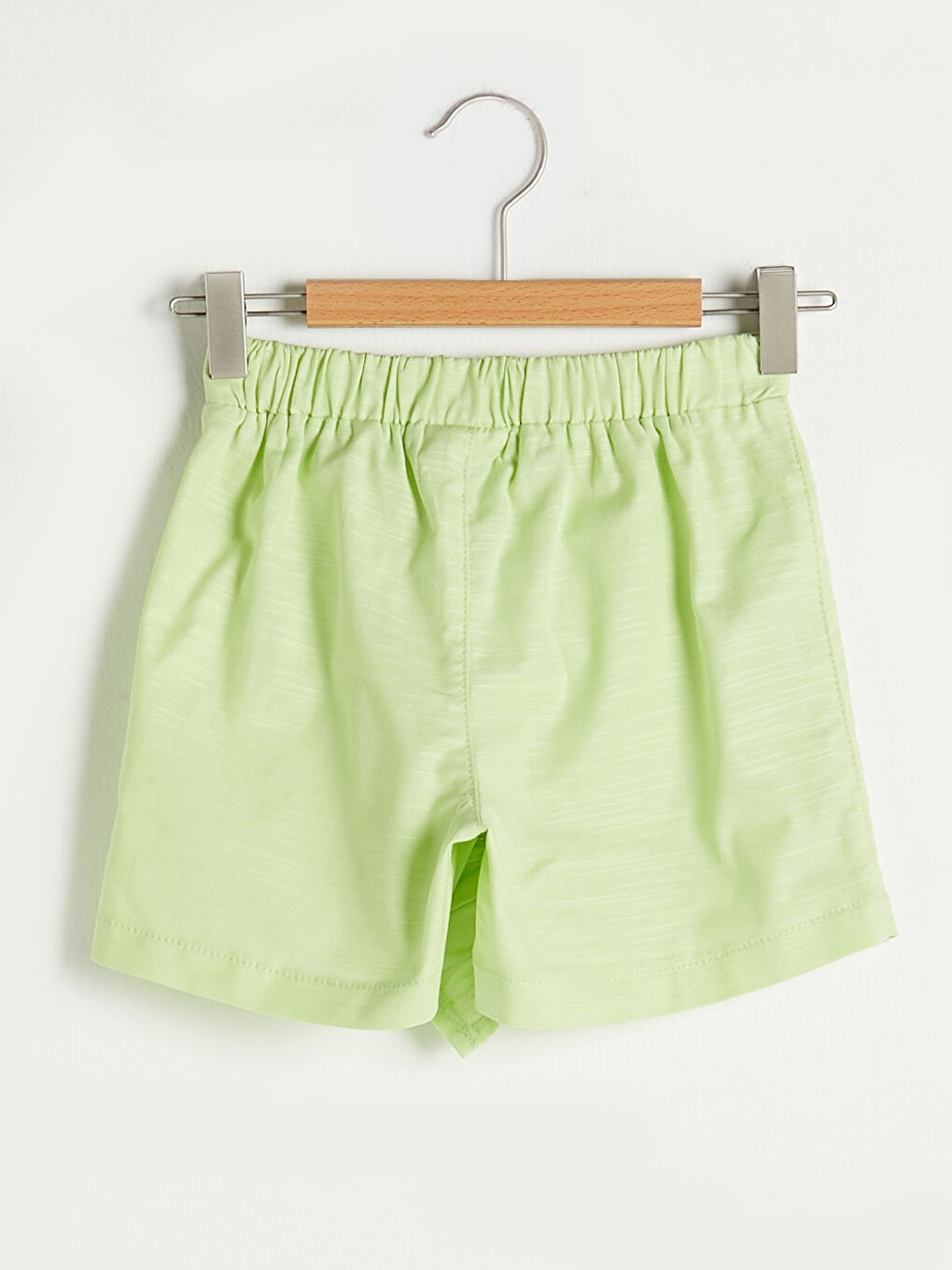 Elastic Waist Ruffle Detailed Cotton Girl Short Skirt-1