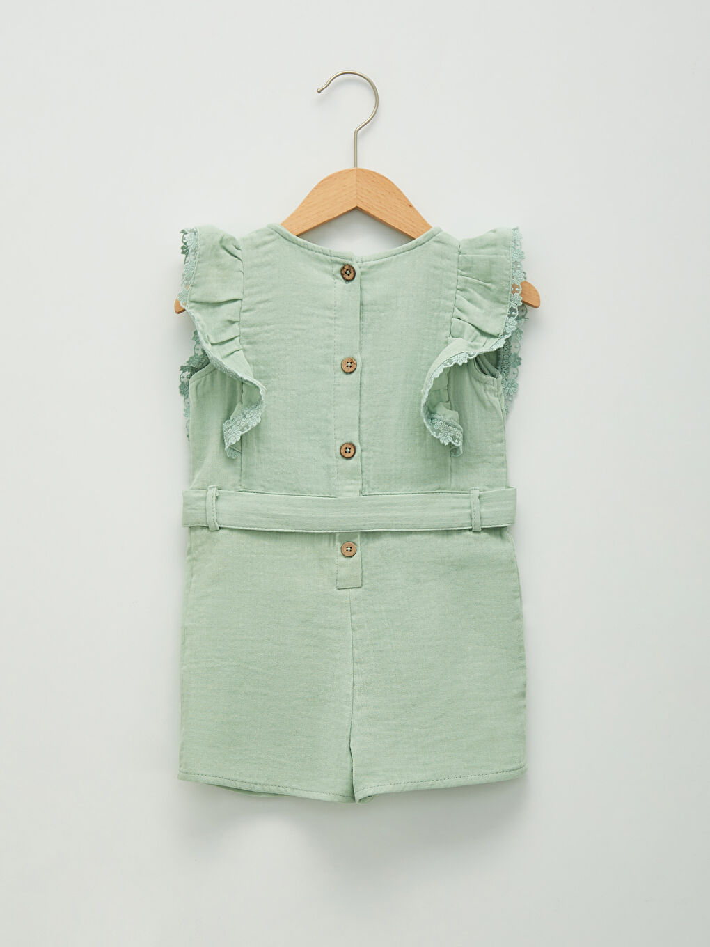 Salopette VERT Bébé Fille-1