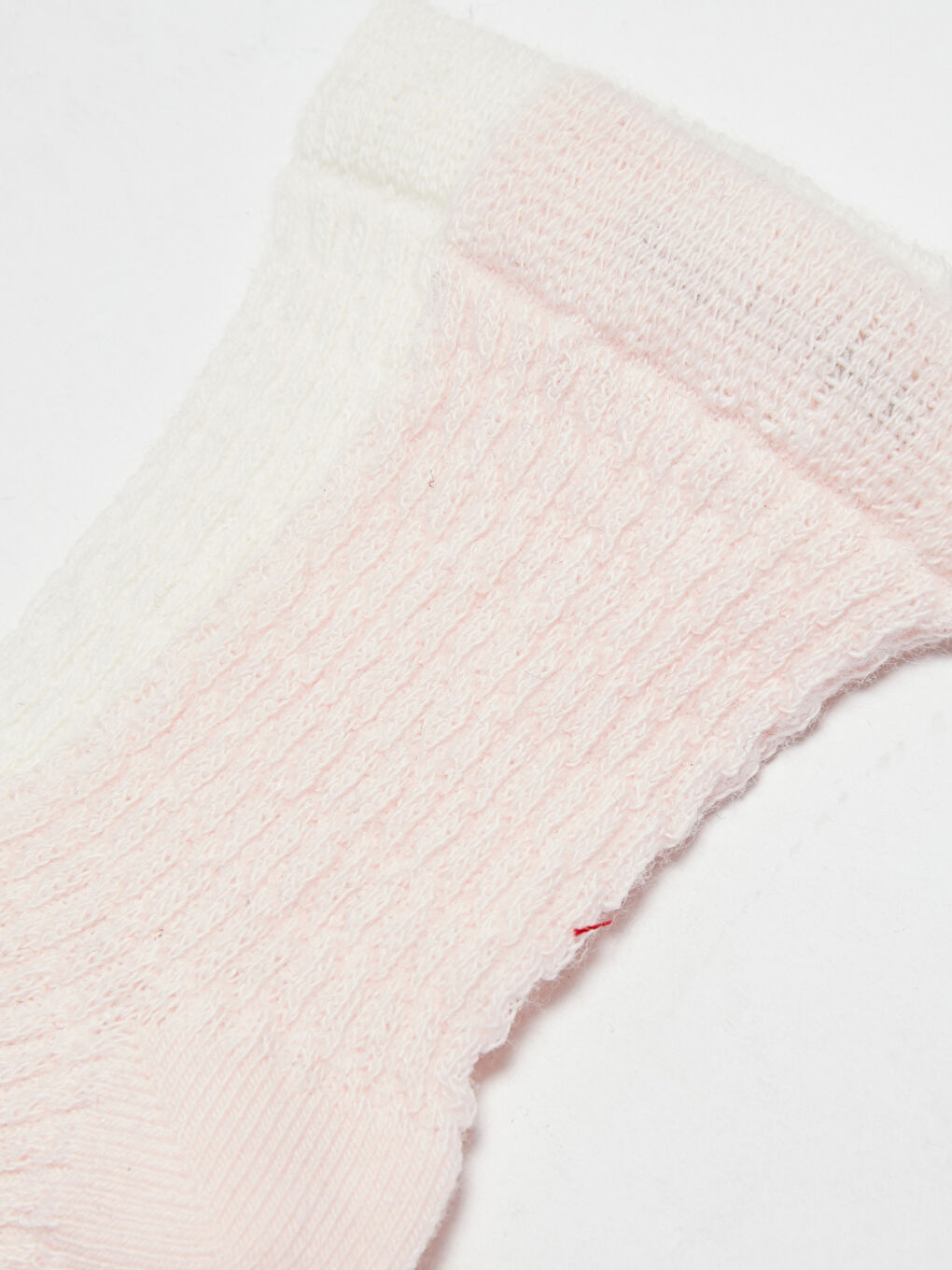 Self Patterned Baby Girls' Ankle Socks 2 Pack-2