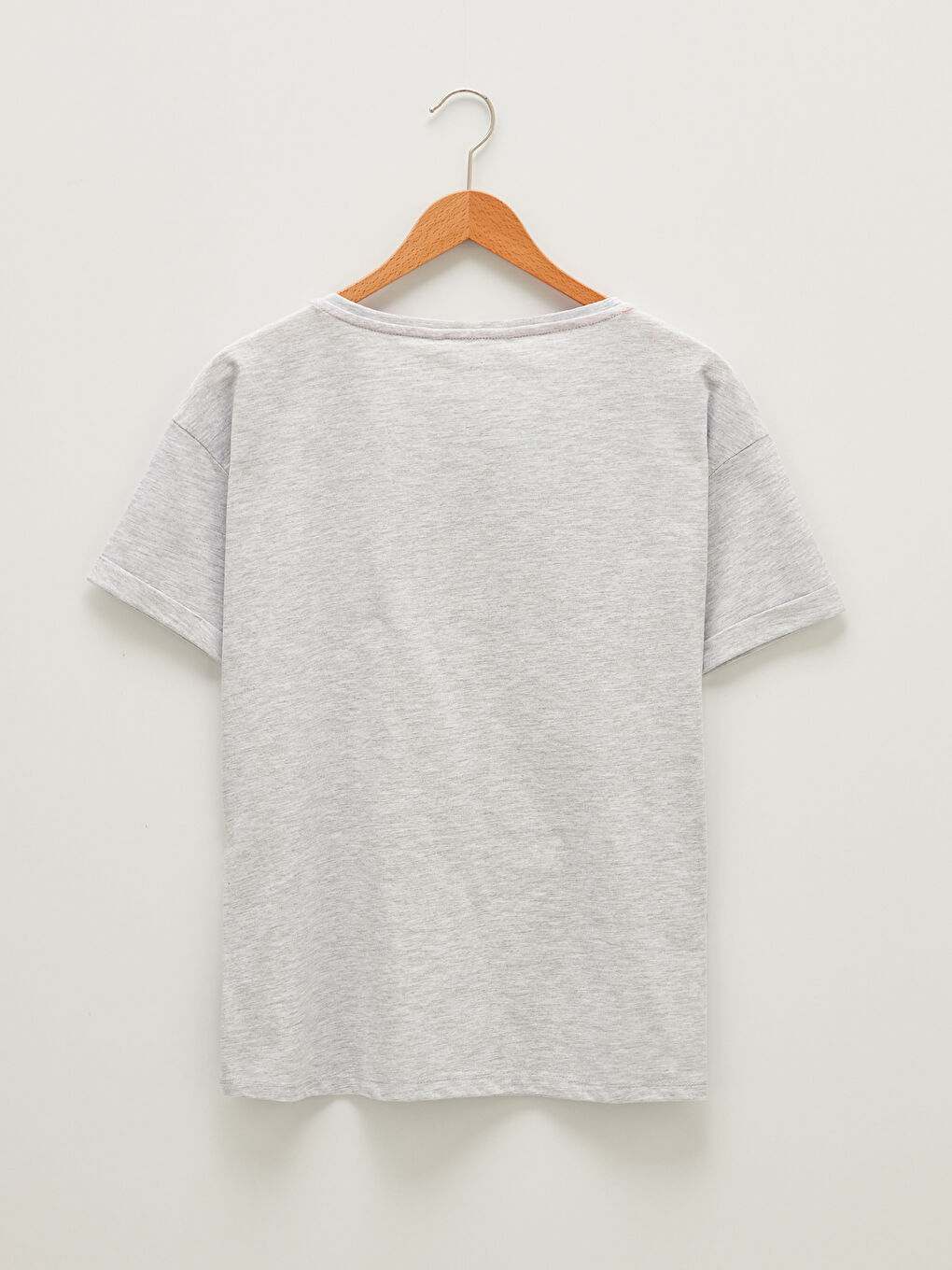 Crew Neck Printed Short Sleeve Women's Pyjama Set-7