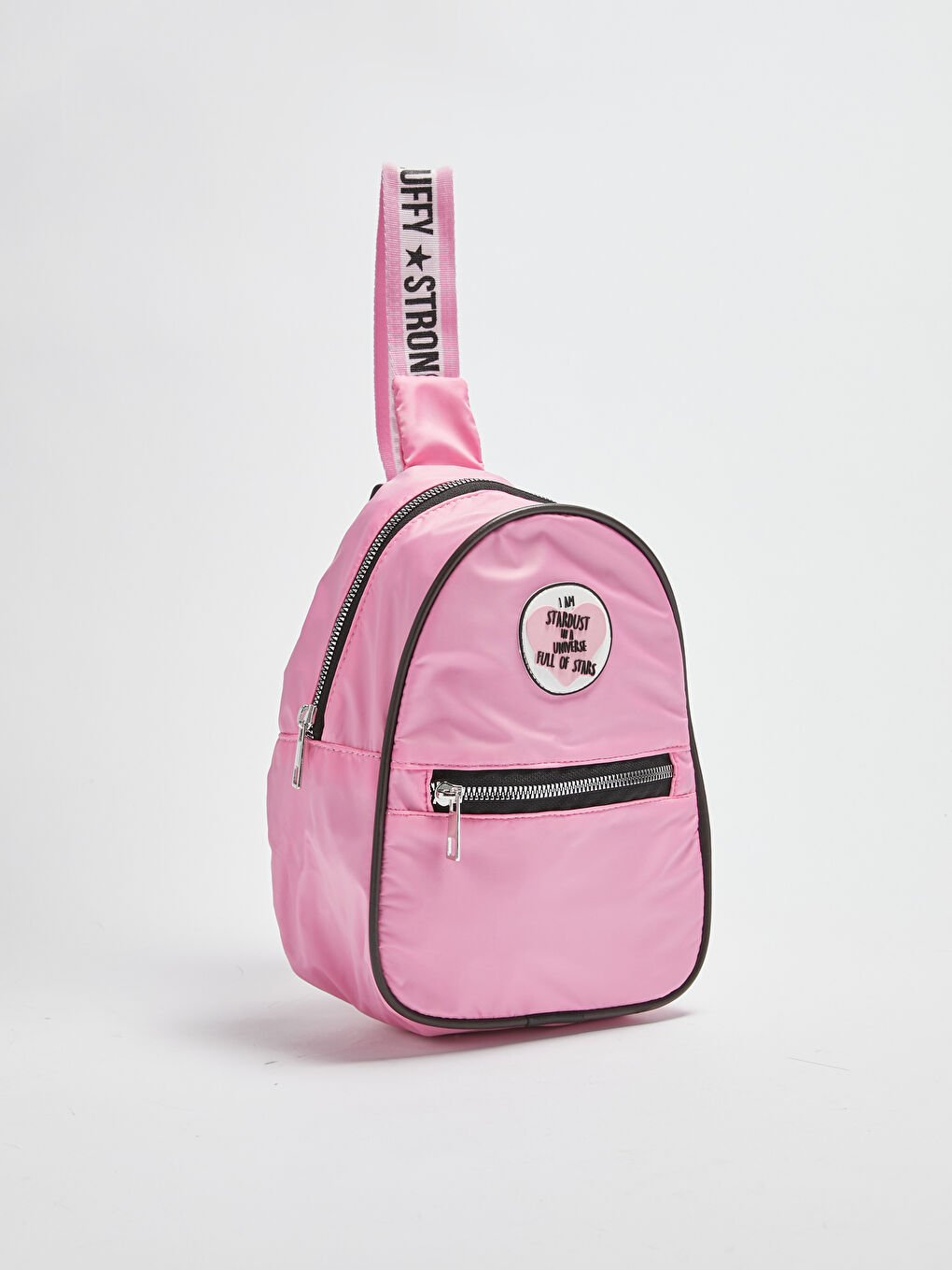 حقيبة ظهر للبنات بطباعة العلامة-2