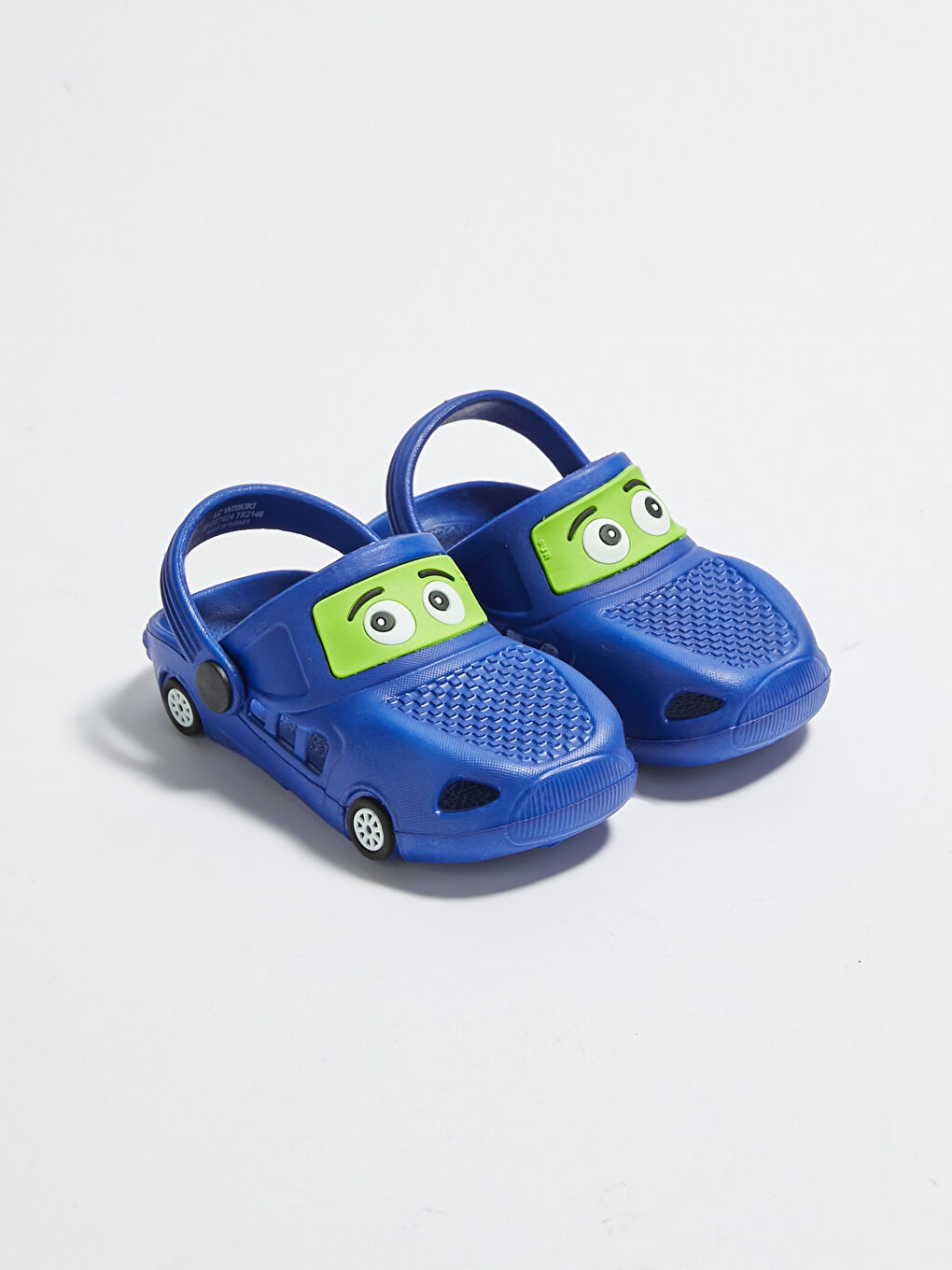 Mavi Erkek Çocuk Desenli Sandalet