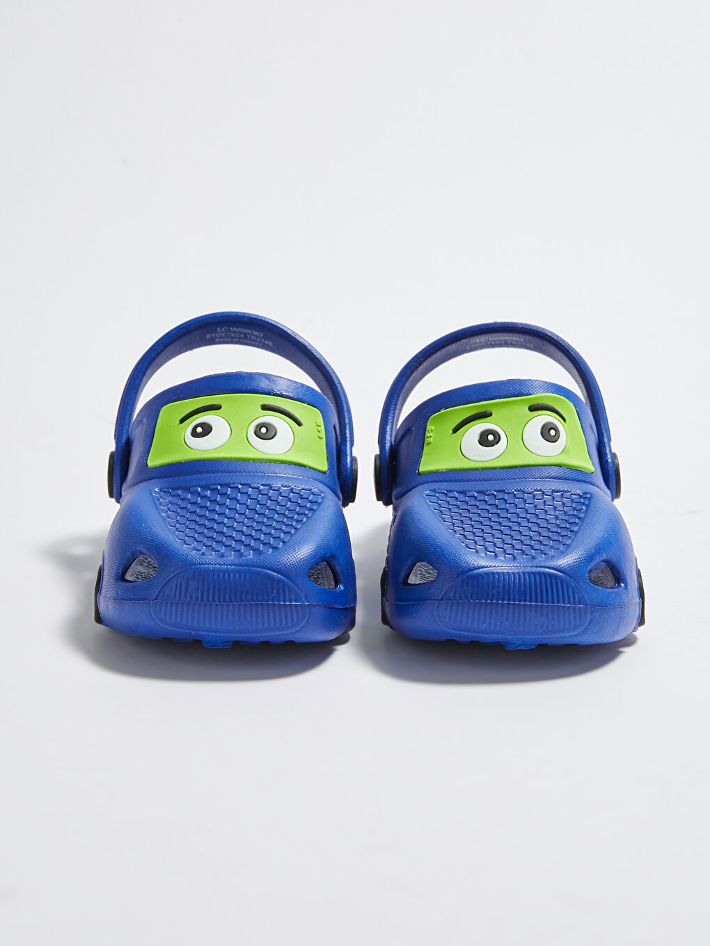 Mavi Erkek Çocuk Desenli Sandalet-1