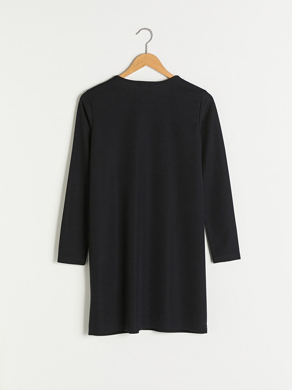 Crew Neck Printed Long Sleeve Women's Tunic-6