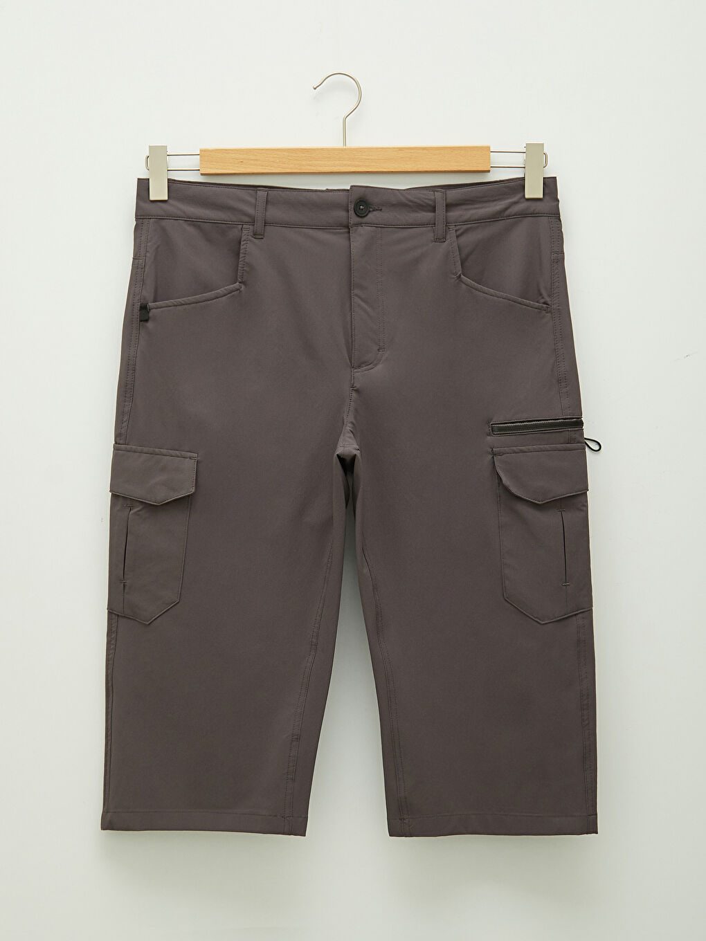 LCW OUTDOOR Gri Standart Kalıp Erkek Bermuda Şort - 5