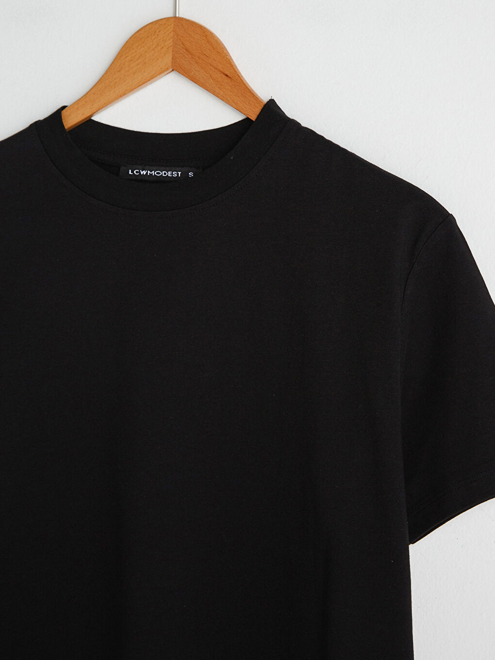 Bisiklet Yaka Düz Kısa Kollu Kadın Tunik-7