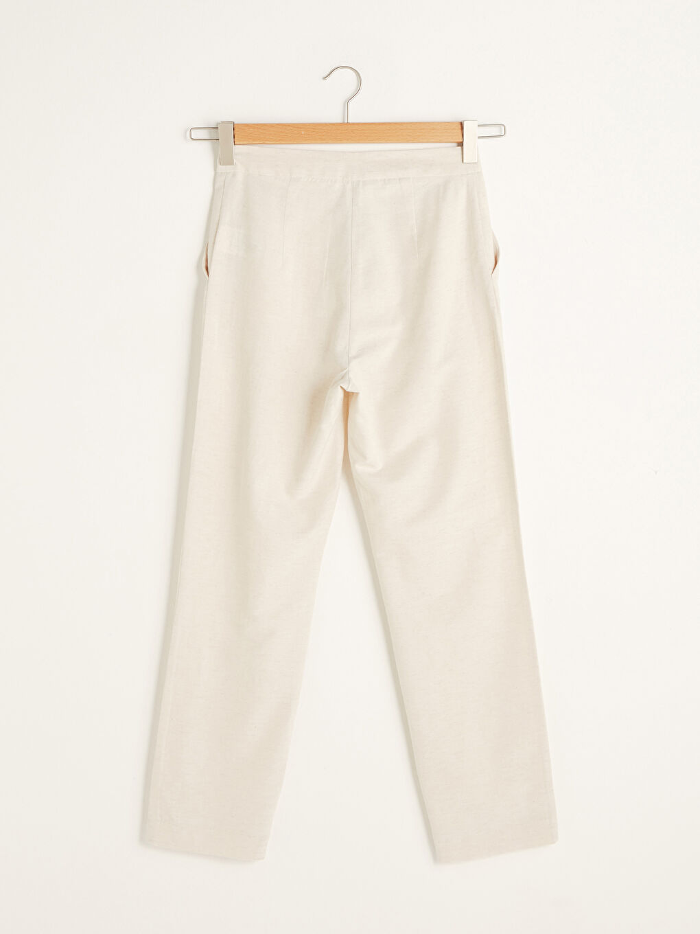 LCW Modest Bej Standart Fit Cep Detaylı Cigarette Kadın Pantolon - 5