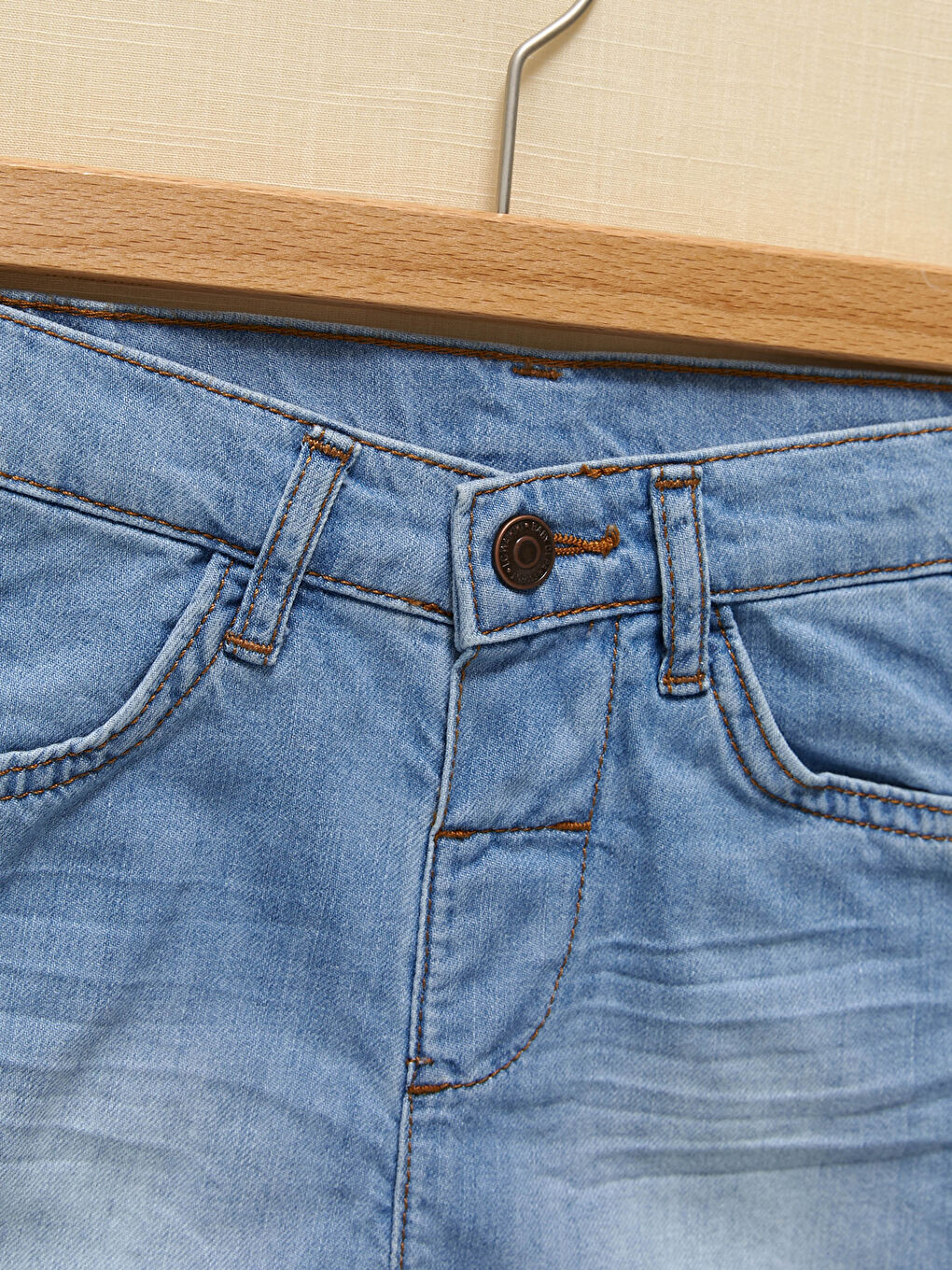 Short en jean basique à entrejambe basse pour garçon bébé-2