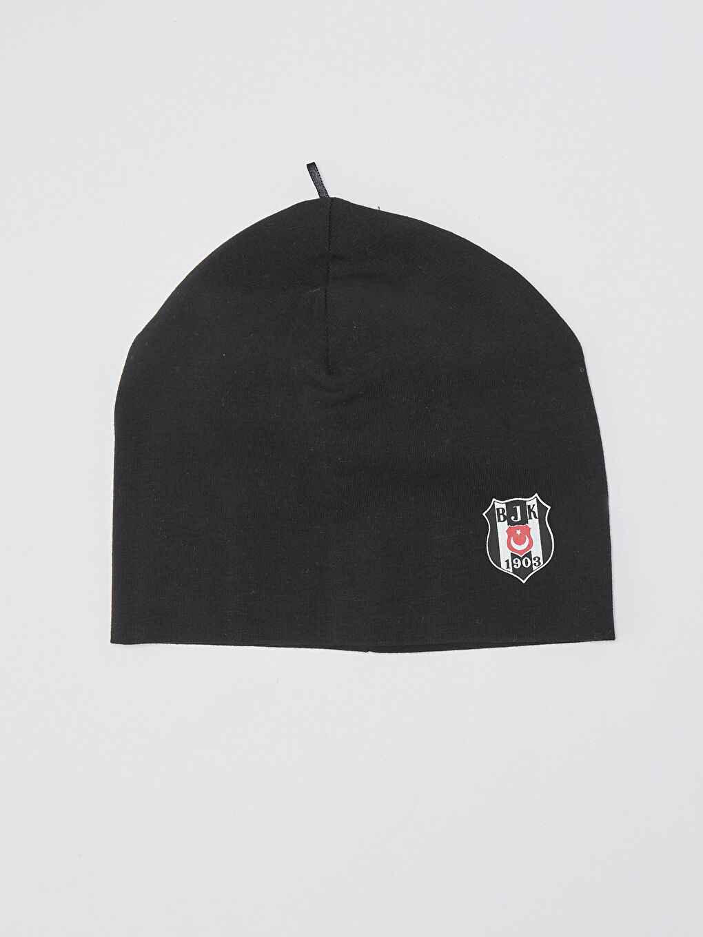 Siyah Beşiktaş Baskılı Unisex Bebek Bere