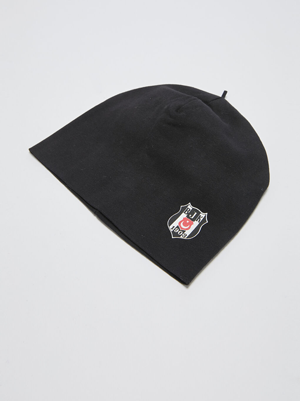 Siyah Beşiktaş Baskılı Unisex Bebek Bere-1