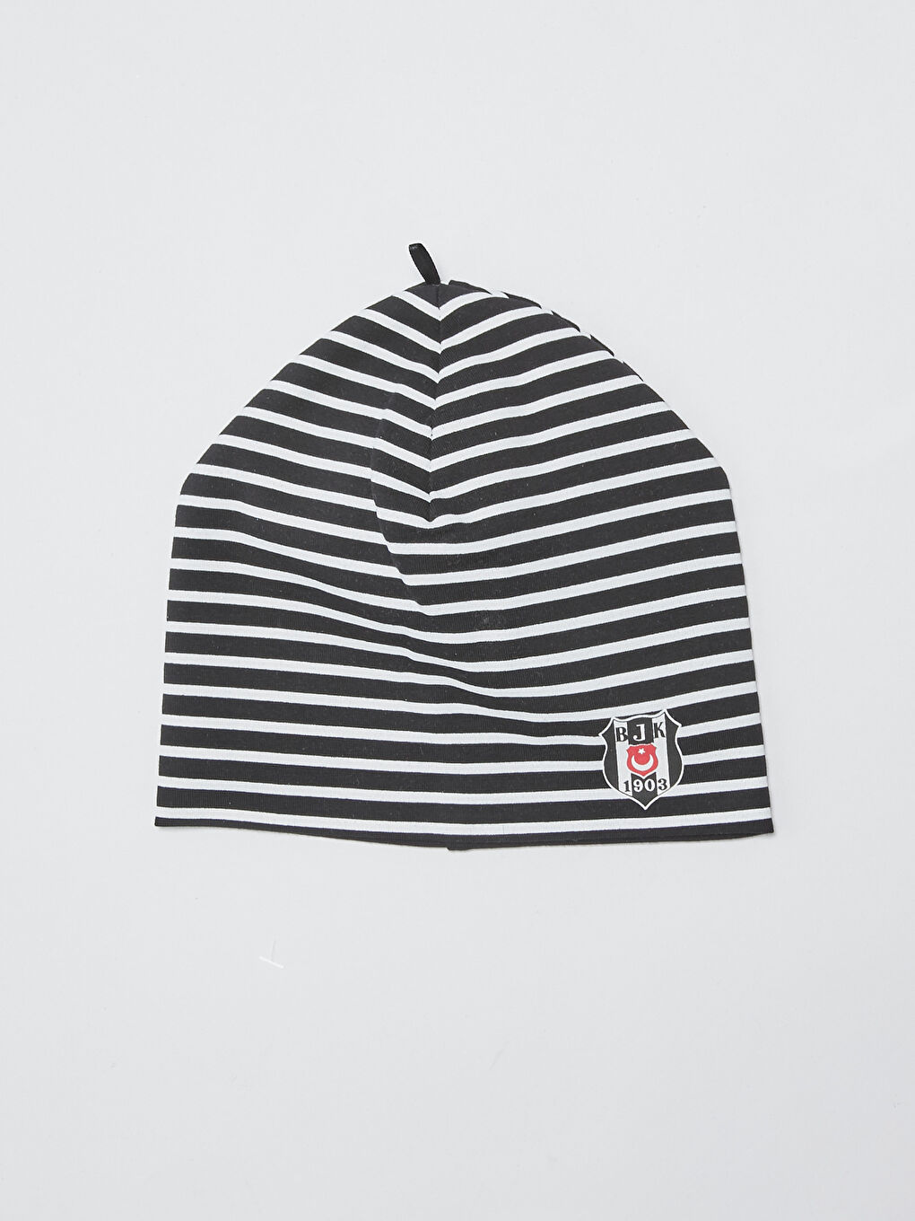 Siyah Beşiktaş Baskılı Unisex Bebek Bere