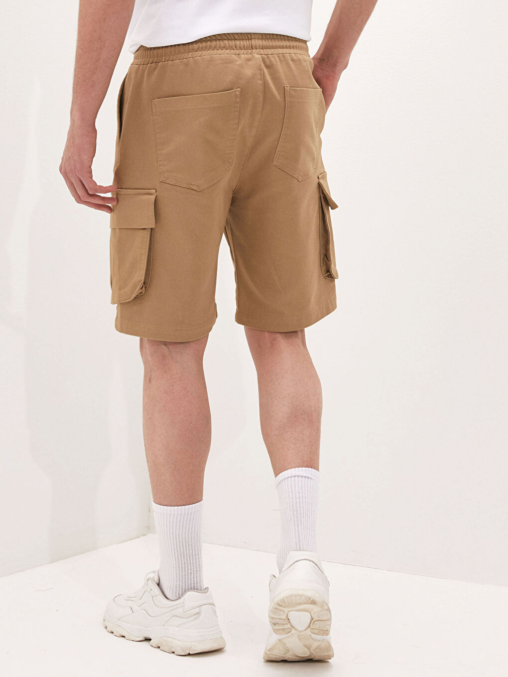 XSIDE Slim Fit Waist Elastic Sport Male Shorts -S1GL03Z8-GPW