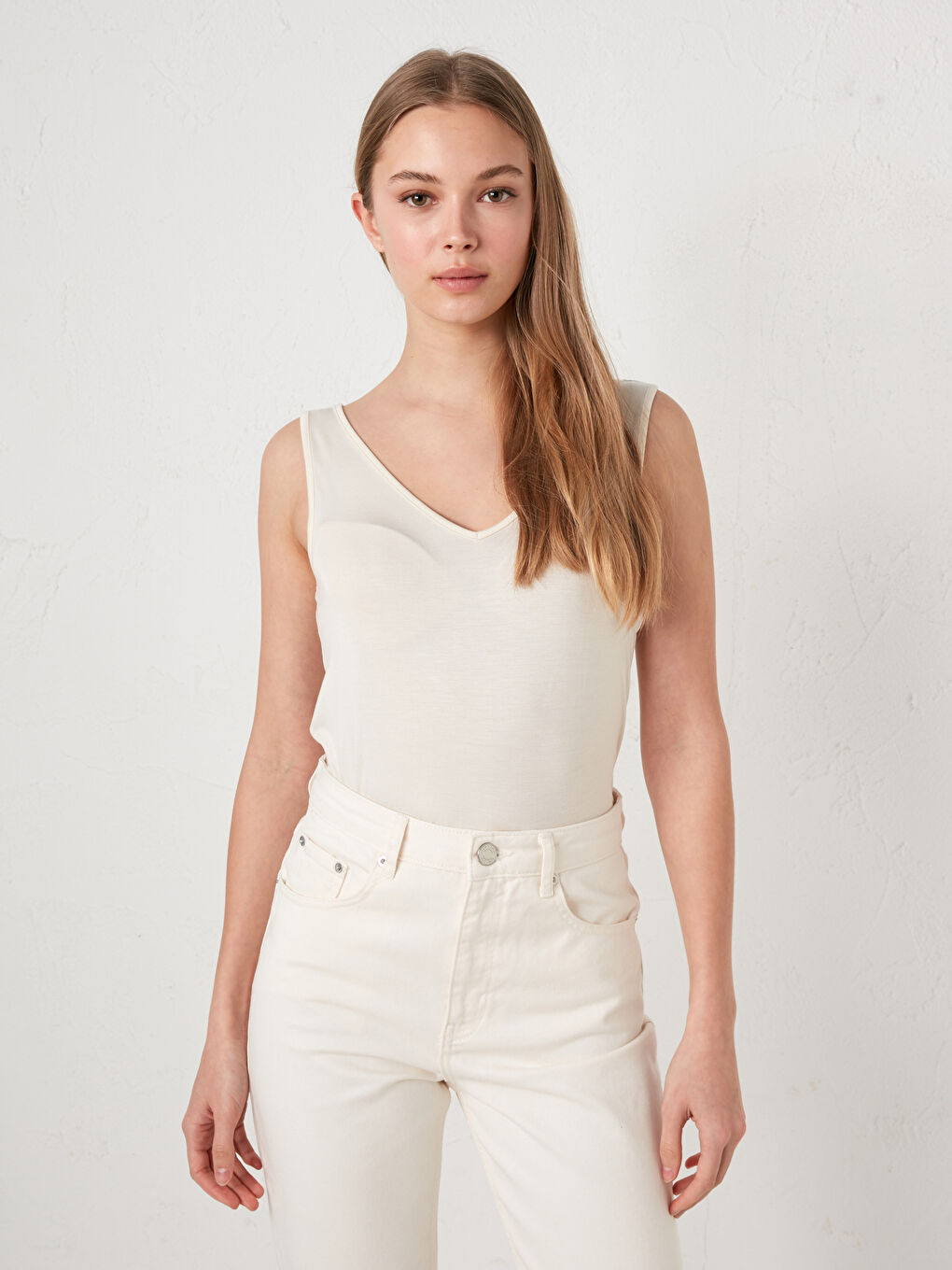 Female V-Neck Strapped Straight Athlete-2