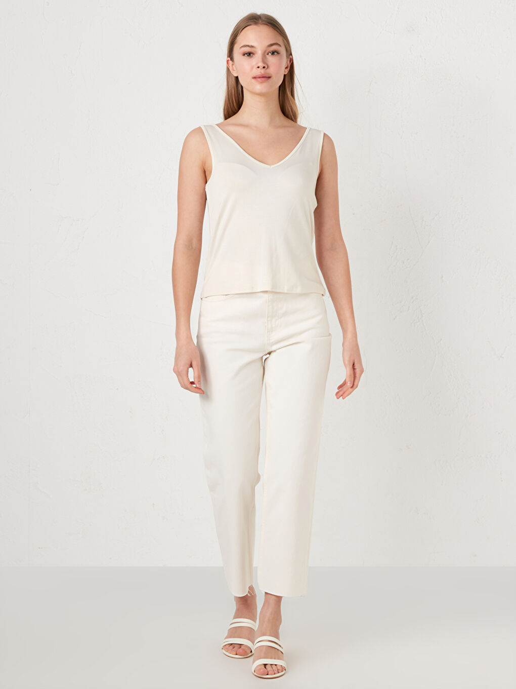 Female V-Neck Strapped Straight Athlete-3