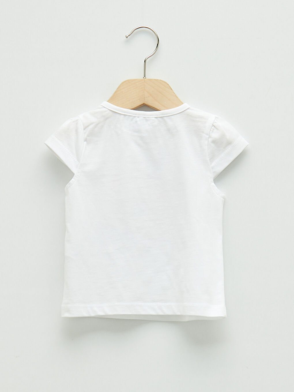 Crew Neck Short Sleeve Daisy Duck Printed Baby Girls' Pyjama Set-3