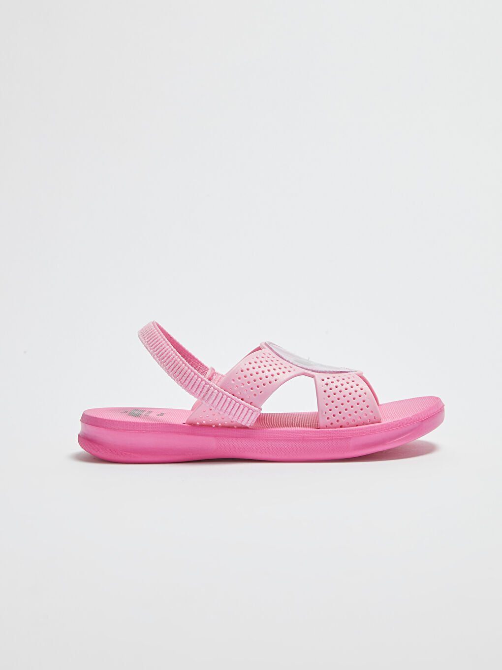 Pembe Kız Bebek Minnie Mouse Lisanslı Tek Bantlı Plaj Terliği-1