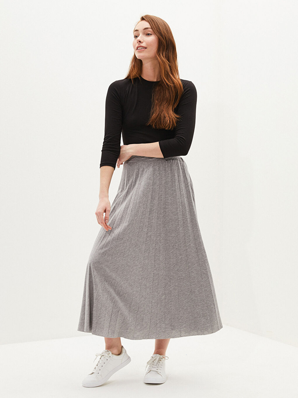 Women's Crew Neck Plain T-Shirt-2