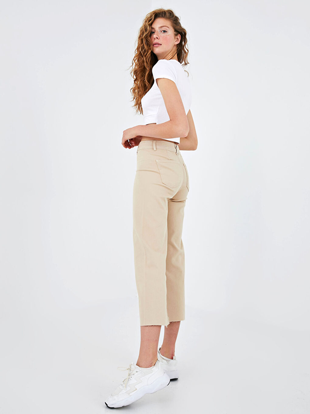 Žena BEŽ Traperice-2