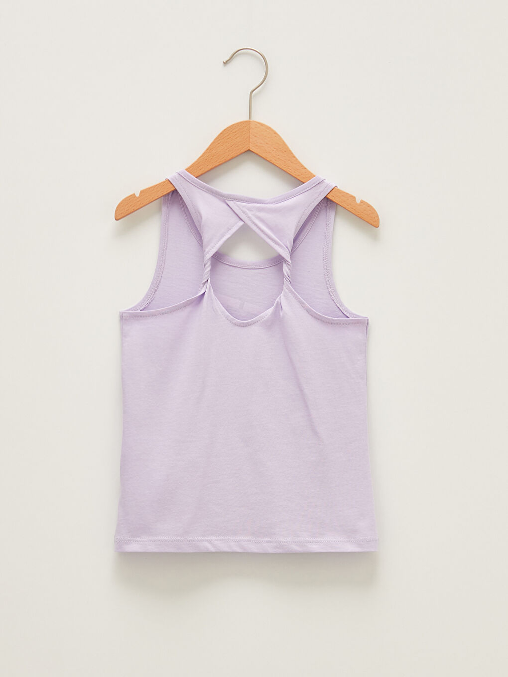 Crew Neck Printed Girls' Tank Top-1