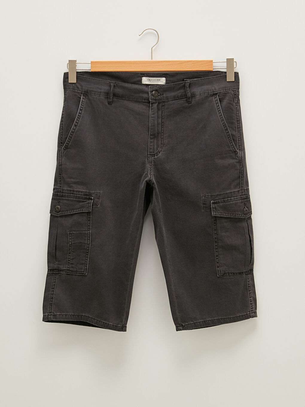 شورت برمودا جينز رجالي فضفاض-4