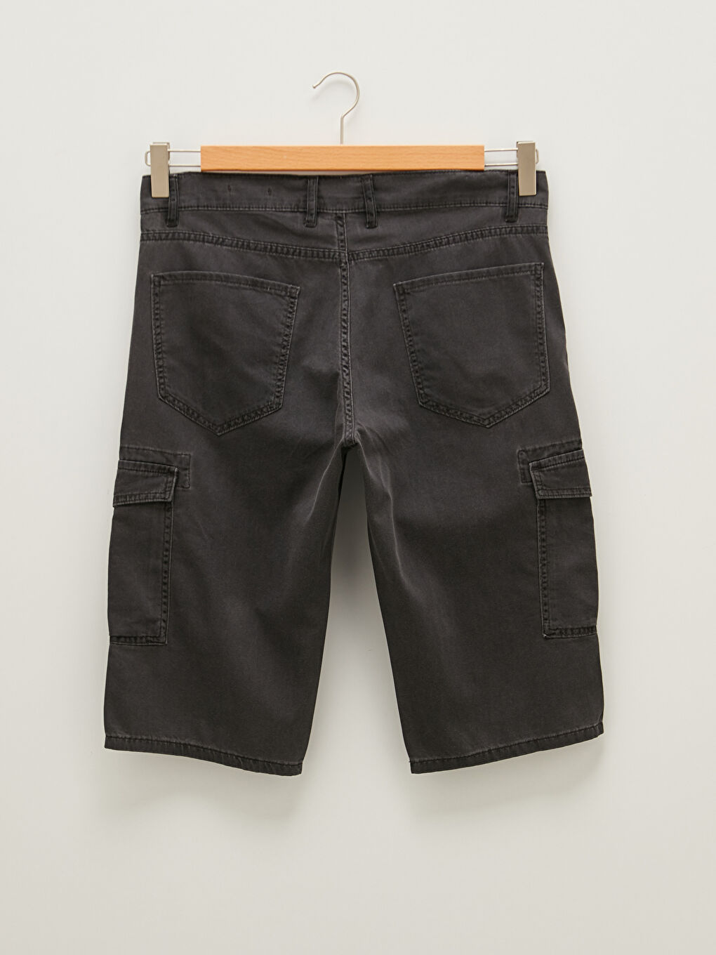 شورت برمودا جينز رجالي فضفاض-5