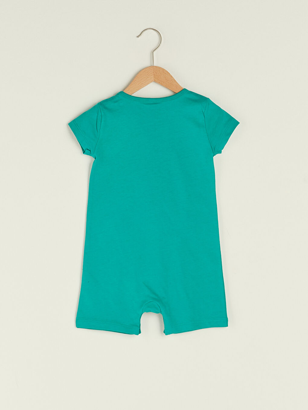 Combinaison Bébé Garçon en Coton Imprimé Disney à Col Rond et Manches Courtes-1