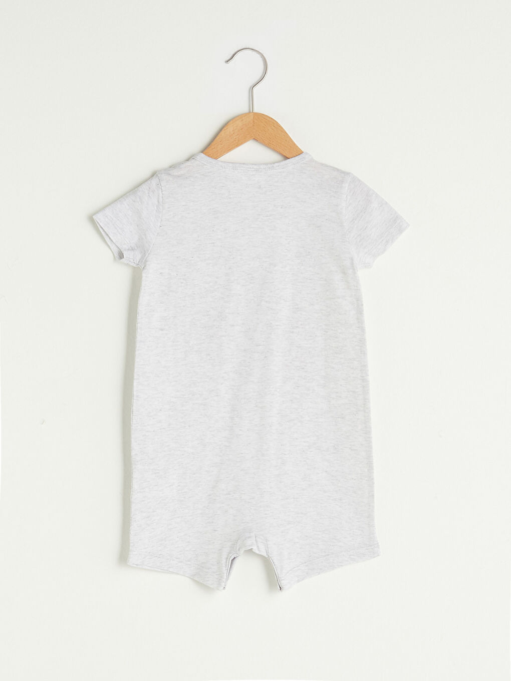 سلوبيت قطن مطبوع لوني تونز ياقة دائرية كم قصير للأولاد الرضع-1