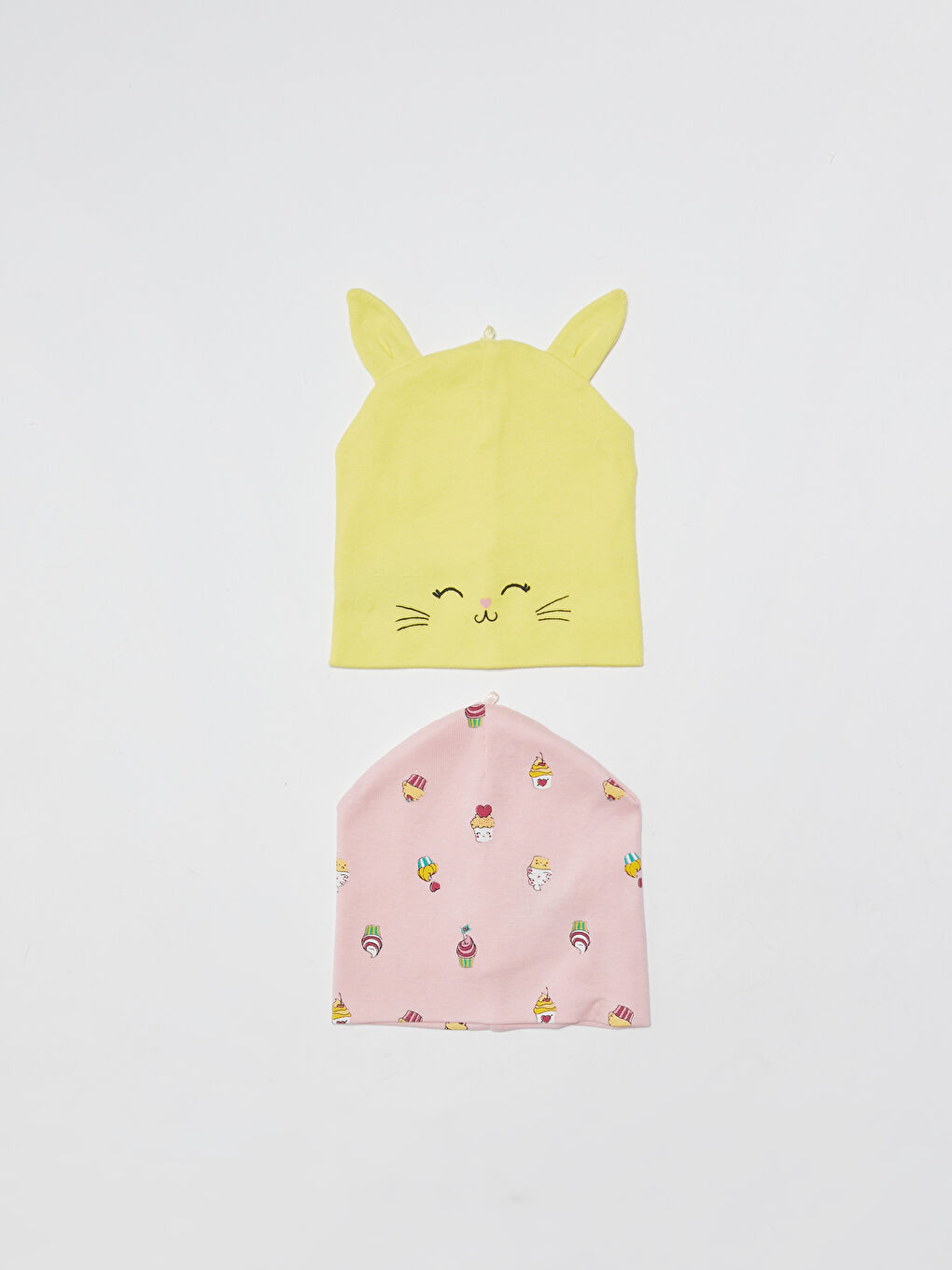 Sarı Kız Bebek Bere 2'li