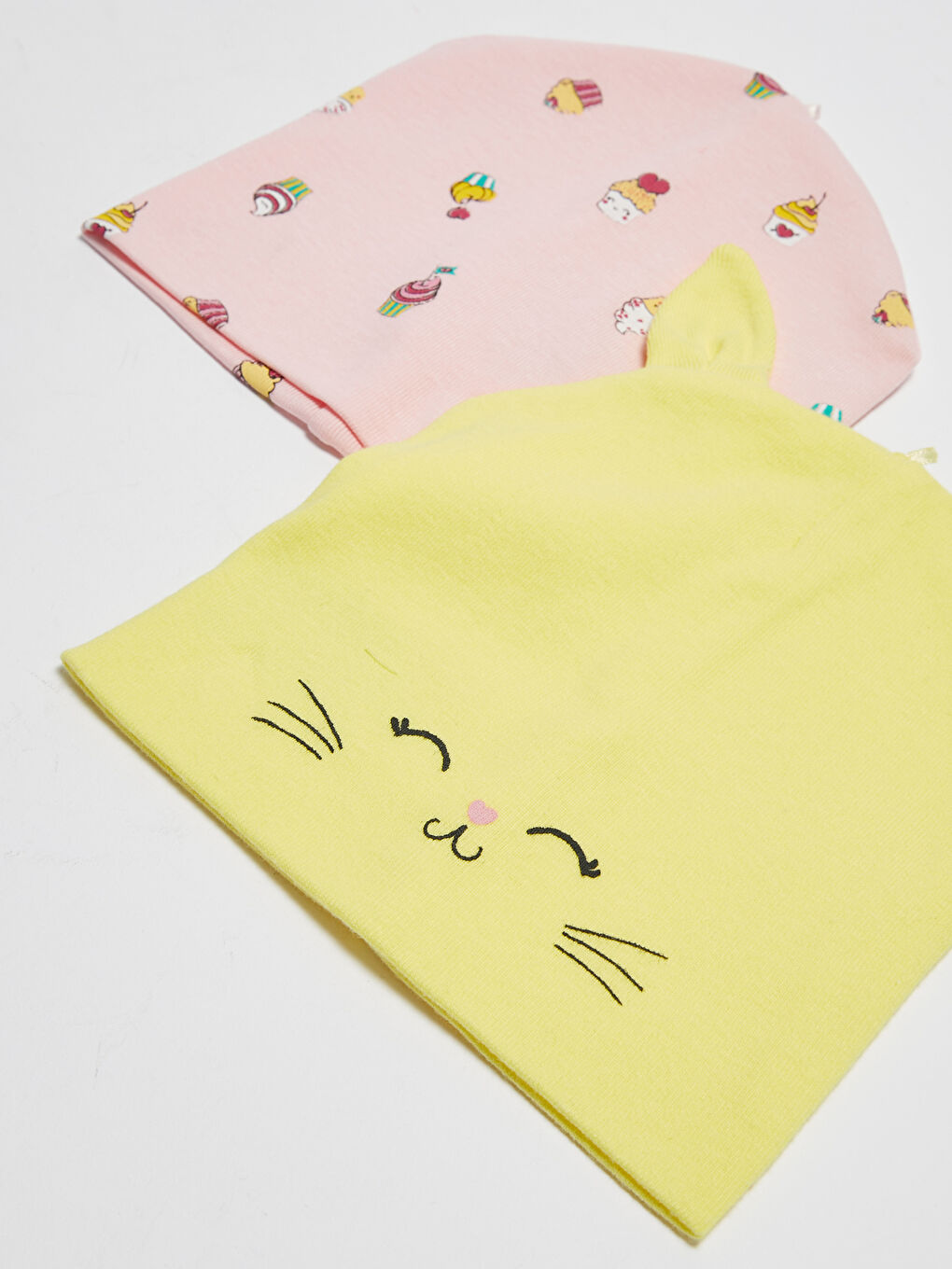 Sarı Kız Bebek Bere 2'li-3