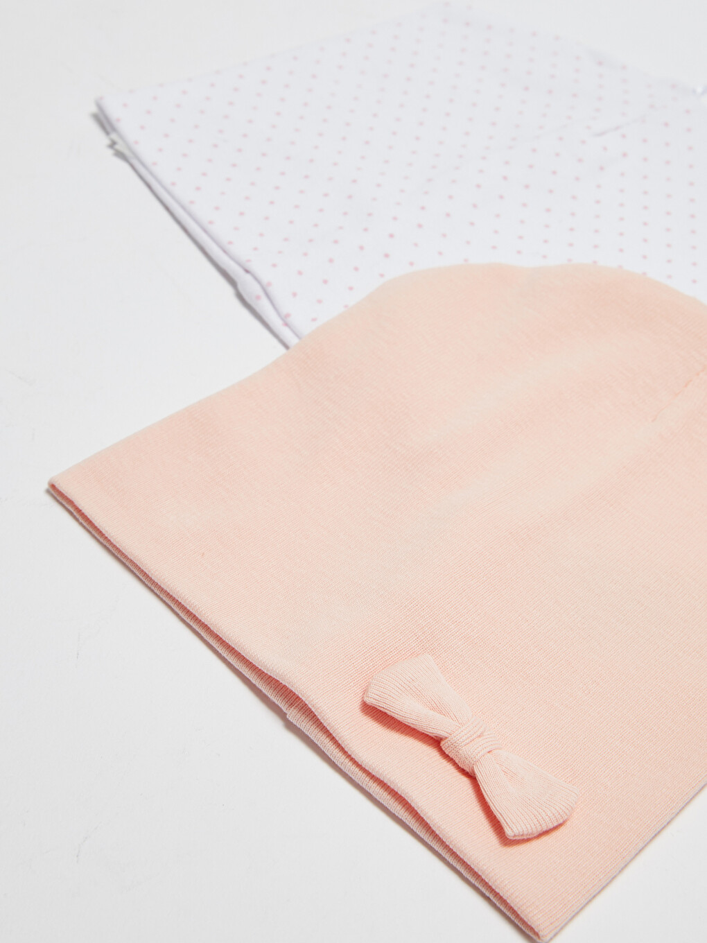 Cotton Baby Girl Beanie 2 Pieces-1