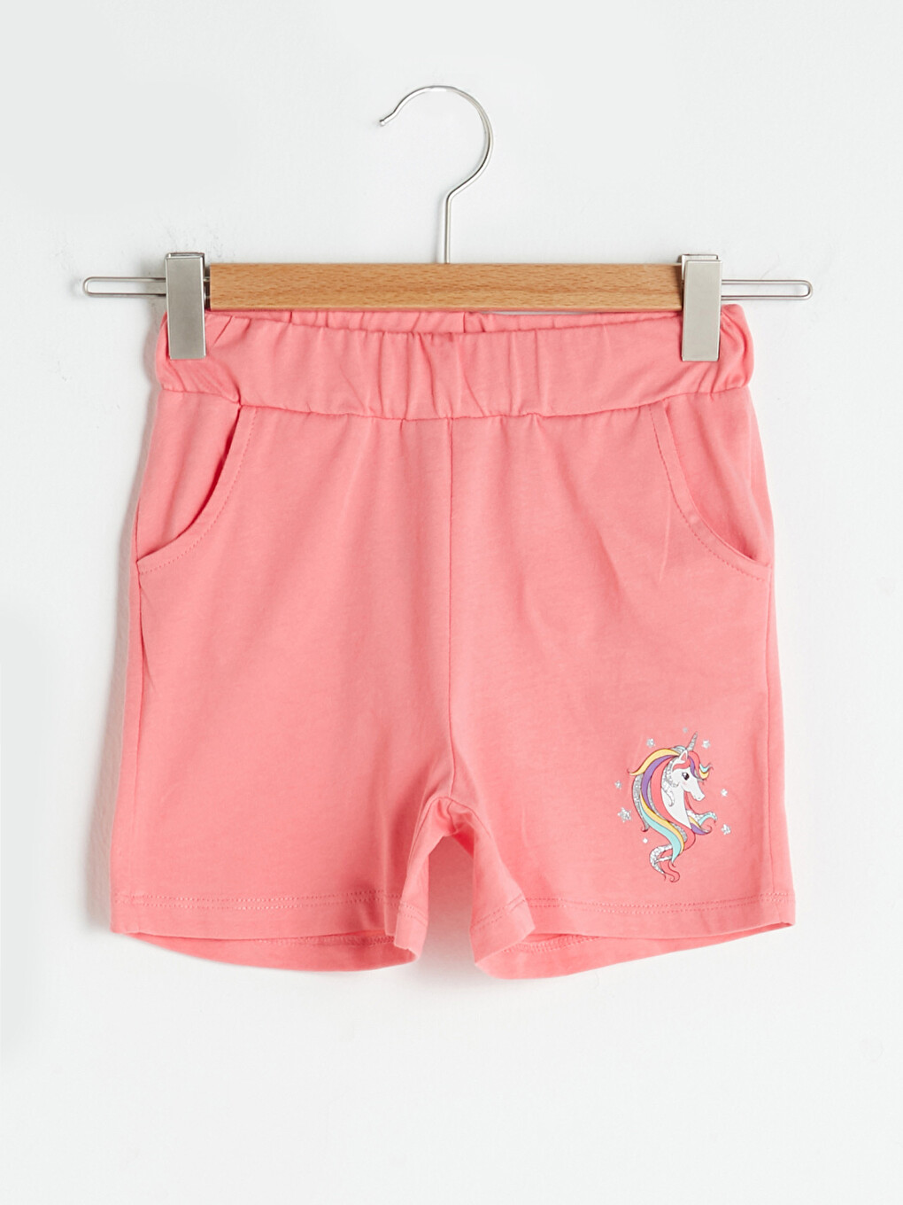 Elasticated Waist Printed Girls' Shorts