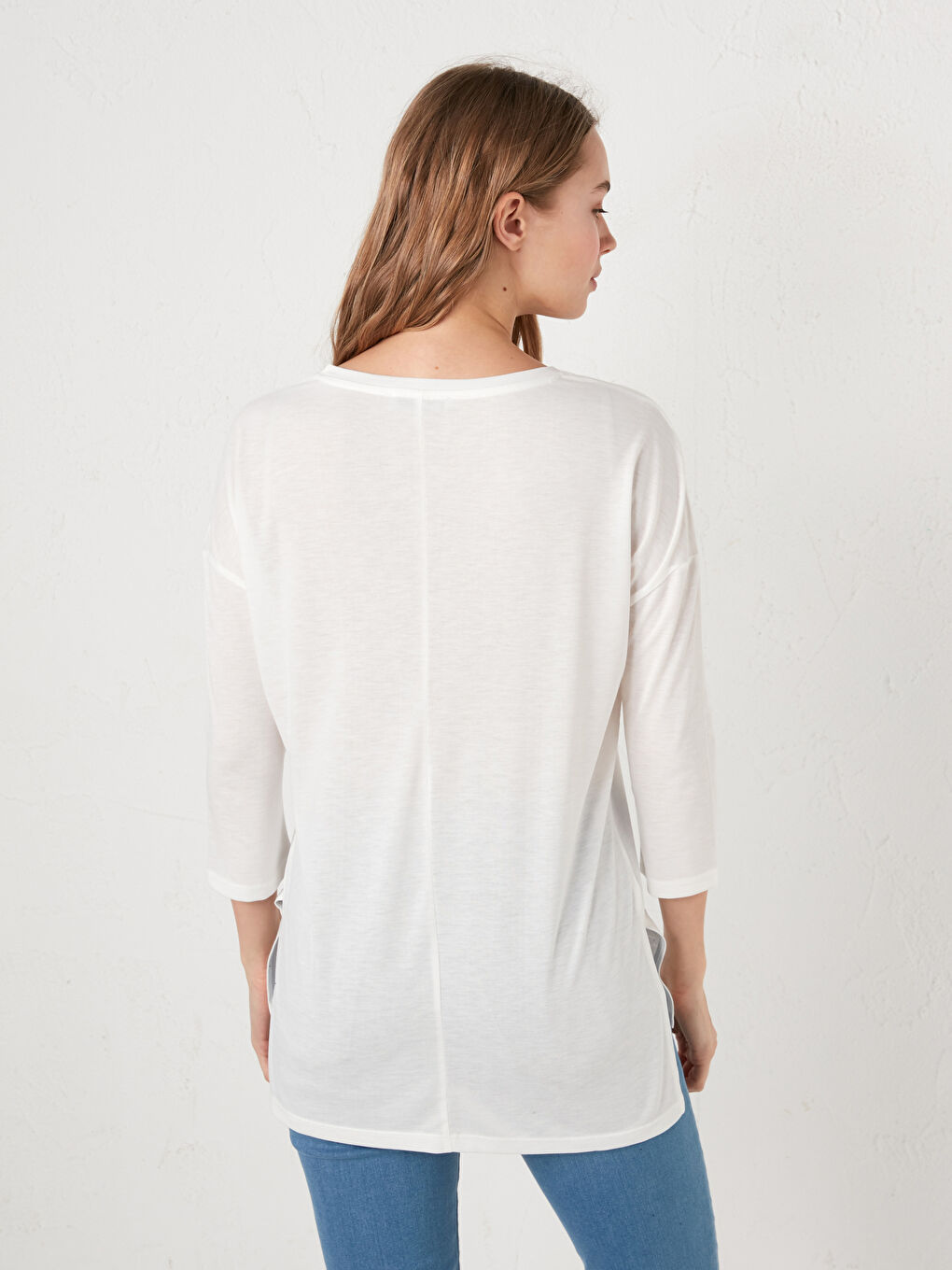 Crew Neck Printed Half Sleeve Women's T-Shirt-3