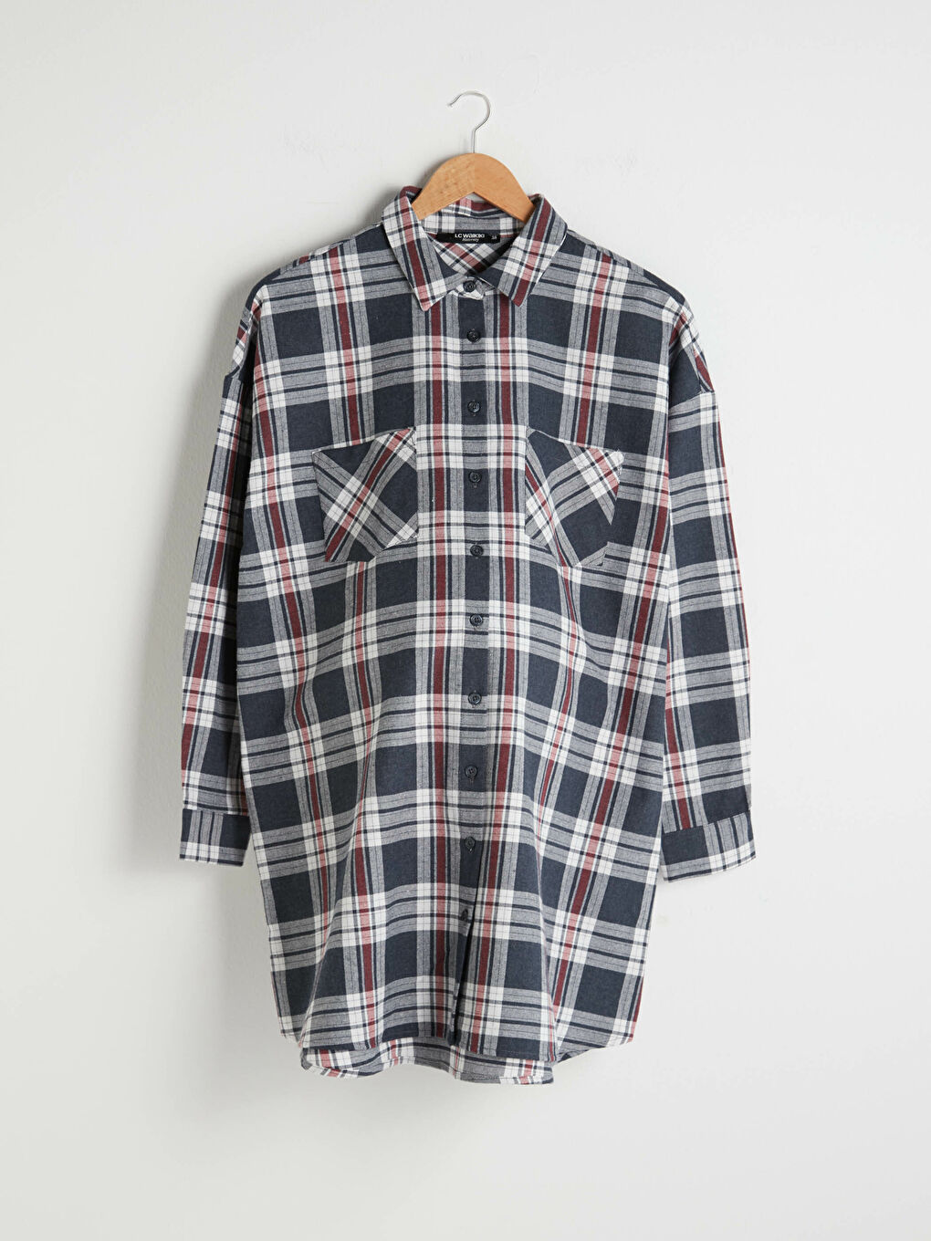 LCWAIKIKI Maternity Plaid Long Sleeve Maternity Shirt Tunic -S1GQ91Z8-LN6