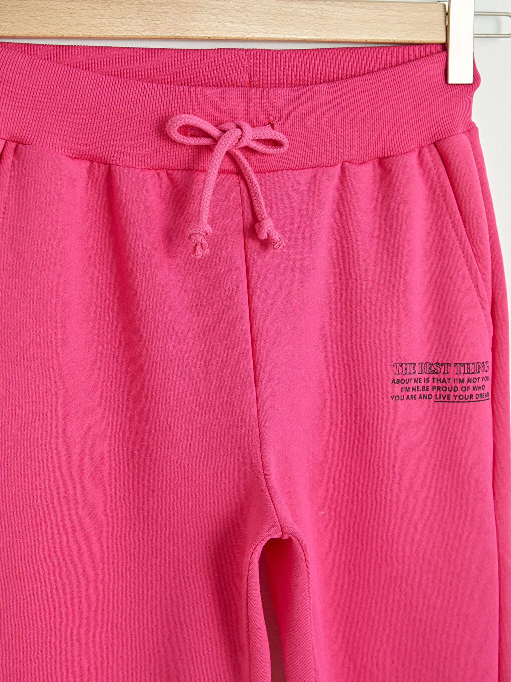 بنطلون رياضي تخين مطبوع بخصر مطاطي للسيدات-6