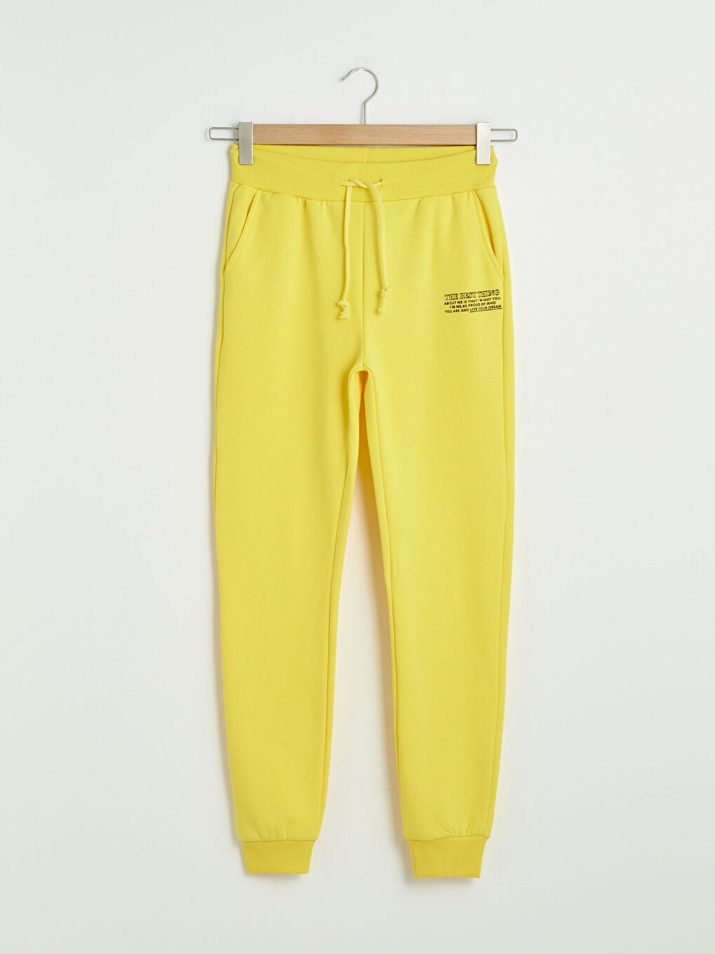 بنطلون رياضي تخين مطبوع بخصر مطاطي للسيدات-5